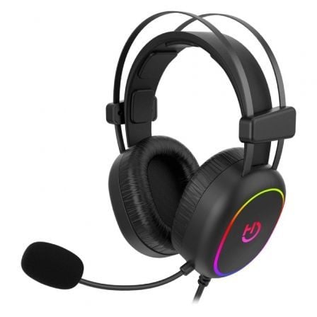 Auriculares Gaming con Micrófono Hiditec Erys ARGB/ Jack 3.5/ Negros | TecnoSoft art hid aur erys argb bk 1