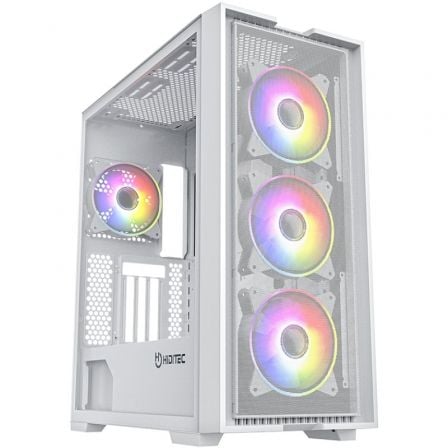 Caja Gaming Torre Hiditec H2 Air ARGB/ Blanca | TecnoSoft art hid caja20h220air20argb20wh 1