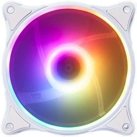 Ventilador Hiditec N18 ARGB/ 12cm/ Blanco | TecnoSoft art hid ref20n1820argb20wh 1