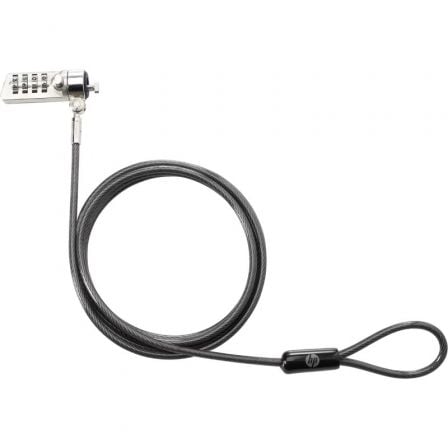 Cable de Seguridad para Portátiles HP T0Y16AA/ 1.22m | TecnoSoft art hpap cab20t0y16aa 1