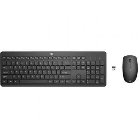 Teclado y Ratón Inalámbricos HP 235 | TecnoSoft art hpap tec20set2023520bk 1