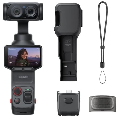 Cámara Digital Deportiva Insta360 Luna Pro/ 8K/ Ángulo de visión 360º/ Negra | TecnoSoft art ist cam20luna20pro20st20bk 1