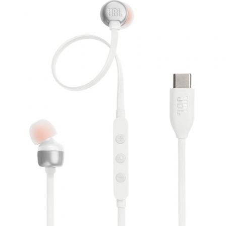 Auriculares Intrauditivos JBL Tune 310C/ con Micrófono/ Blancos | TecnoSoft art jbl aur20tune20310c20wh 1