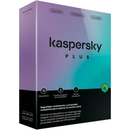 Antivirus Kaspersky Plus/ 10 Dispositivos/ 1 Año | TecnoSoft art kas antiv20plus2010l201y20v3 1
