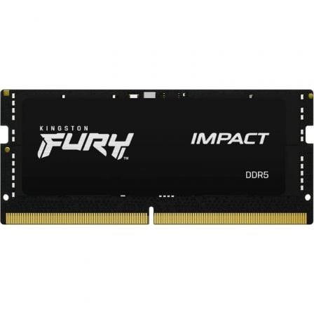Memoria RAM Kingston FURY Impact 16GB/ DDR5/ 5600MHz/ 1.1V/ CL40/ SODIMM | TecnoSoft art kin 16gb20fury20kf556s40ib 16 1