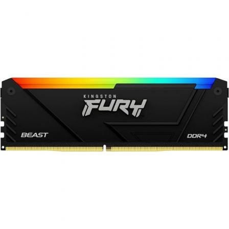 Memoria RAM Kingston FURY Beast RGB 16GB/ DDR4/ 3200MHz/ 1.35V/ CL16/ DIMM | TecnoSoft art kin fb20kf432c16bb12a2016 1