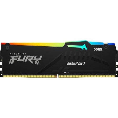 Memoria RAM Kingston FURY Beast RGB 16GB/ DDR5/ 5600MHz/ 1.25V/ CL40/ DIMM | TecnoSoft art kin fb20kf556c40bba2016 1