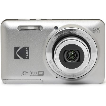 Cámara Digital Kodak Pixpro FZ55/ 16MP/ Zoom Óptico 5x/ Plata | TecnoSoft art kod camara20pixpro20fz5520sv 1