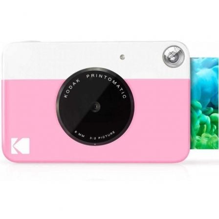 Cámara Digital Instantánea Kodak Printomatic/ 5MP/ Tamaño Foto 2″x3″/ Rosa | TecnoSoft art kod camara20print202x320pk 1