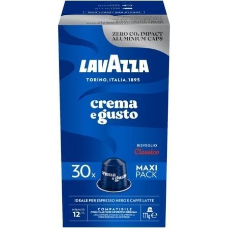 Cápsula Lavazza Crema e Gusto Clásico para cafeteras Nespresso/ Caja de 30 | TecnoSoft art lav cafe20crema20gus20clas2030c 1