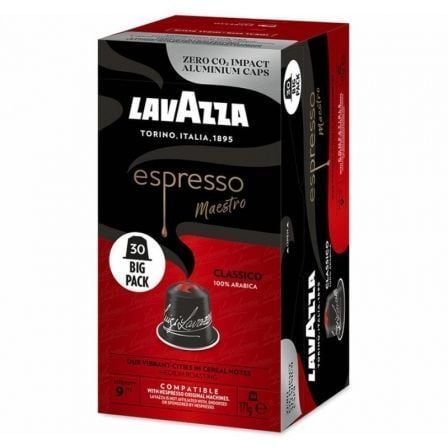 Cápsula Lavazza Espresso Maestro Clásico para cafeteras Nespresso/ Caja de 30 | TecnoSoft art lav cafe20esp20maes20cla2030c20v2 1