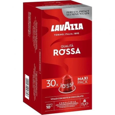 Cápsula Lavazza Qualitá Rossa para cafeteras Nespresso/ Caja de 30 | TecnoSoft art lav cafe20qualita20rossa2030c 1