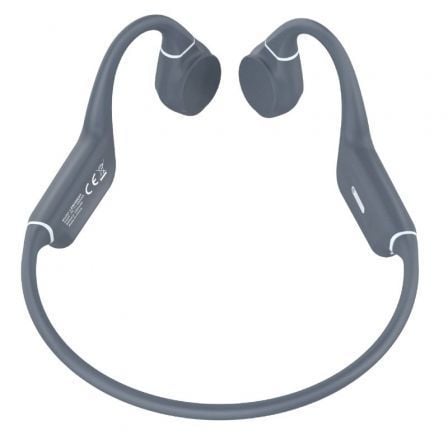 Auriculares Inalámbricos Deportivos de Conducción Ósea Leotec Osea Kuri/ con Micrófono/ Bluetooth/ Grises | TecnoSoft art leo aur20osea20kuri20gy 1