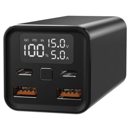 Batería Externa/Powerbank Leotec PowerBank 20000mAh PD/ 65W/ Compatible con Portátiles | TecnoSoft art leo bat20powbnk2065w2020000 1
