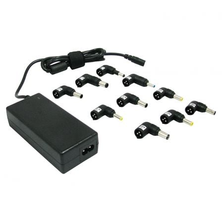 Cargador de Portátil Leotec/ 70W/ Automático/ 10 Conectores/ Voltaje 15-20V | TecnoSoft art leo note20home2070w20univ 1