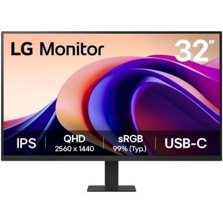 Monitor LG 32U631A-B 31.5″/ QHD/ Negro | TecnoSoft art lg m2032u631a b 1