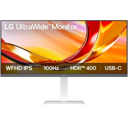 Monitor Profesional Ultrapanorámico LG 34BF550B-W 34″/ WFHD/ Multimedia/ Regulable en altura/ Blanco | TecnoSoft art lg m2034bf550b w 1