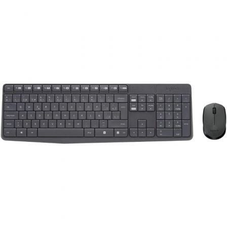 Teclado y Ratón Inalámbricos Logitech MK235 | TecnoSoft art log desk20920 007919 1