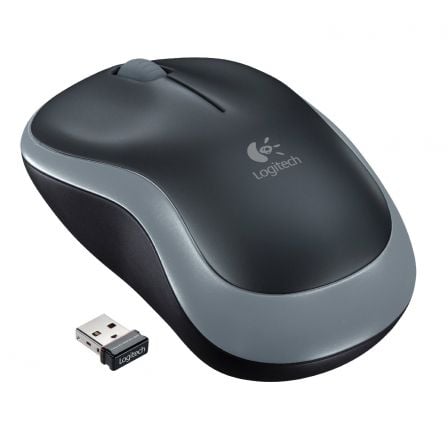 Ratón Inalámbrico Logitech M185/ Hasta 1000 DPI/ Gris | TecnoSoft art log mou20m18520gris 1