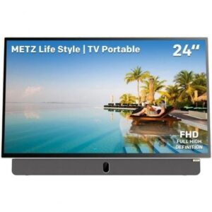 Televisor Portable Metz 24MPE7000Z 24″/ Full HD/ Smart TV/ WiFi | TecnoSoft art metz tv2024mpe7000z 1