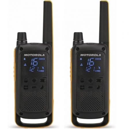 Walkie Talkie Motorola Talkabout T82/ Hasta 10km/ 16 canales | TecnoSoft art mot walkie20tkab20t8220ext202p 1