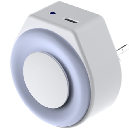 Luz de Noche con Sensor de Luz Muvit IO MIONLI001/ 2700ºK | TecnoSoft art muv luz20mionli001 1