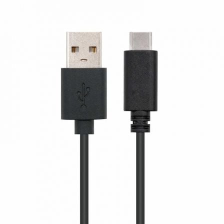 Cable USB 2.0 Nanocable 10.01.2102/ USB Tipo-C Macho – USB Macho/ 480Mbps/ 2m/ Negro | TecnoSoft art nan cab20102001202102 1