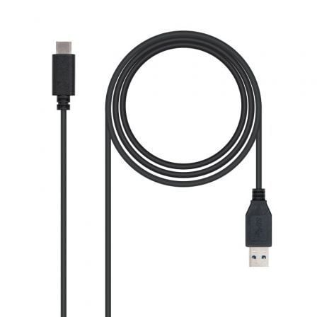 Cable USB 3.1 Nanocable 10.01.4001/ USB Tipo-C Macho – USB Macho/ 1m/ Negro | TecnoSoft art nan cab20102001204001 1