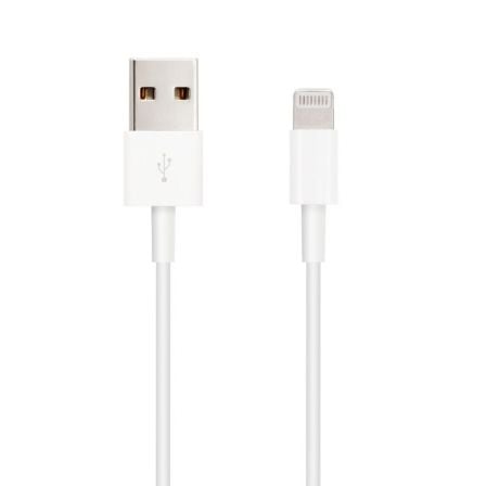 Cable USB 2.0 Lightning Nanocable 10.110.0401/ USB Macho – Lightning Macho/ 1m/ Blanco | TecnoSoft art nan cab20102010200401 1