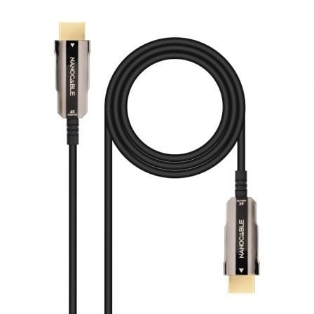 Cable HDMI 2.0 4K AOC Nanocable 10.15.2020/ HDMI Macho – HDMI Macho/ 20m/ Negro | TecnoSoft art nan cab20102015202020 1
