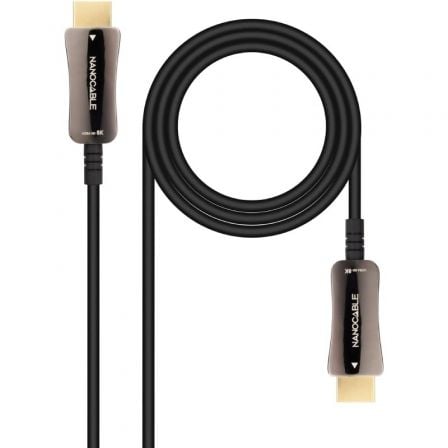 Cable HDMI 2.1 AOC 8K Nanocable 10.15.2110/ HDMI Macho – HDMI Macho/ 10m/ Negro | TecnoSoft art nan cab20102015202110 1