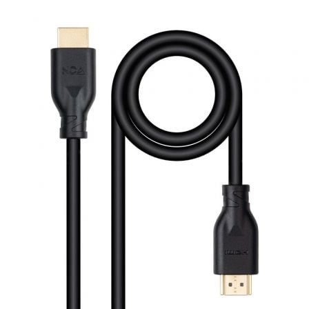 Cable HDMI 2.0 4K CCS Nanocable 10.15.3903/ HDMI Macho – HDMI Macho/ 3m/ Negro | TecnoSoft art nan cab20102015203903 1