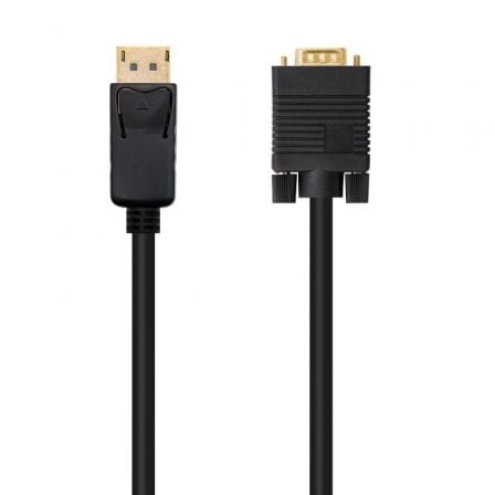 Cable Conversor Nanocable 10.15.4401/ DisplayPort Macho – VGA Macho/ 1m/ Negro | TecnoSoft art nan cab20102015204401 1