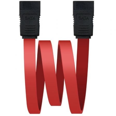 Cable Sata Nanocable 10.18.0101/ SATA Hembra – SATA Hembra/ 50cm/ Rojo | TecnoSoft art nan cab20102018200101 1