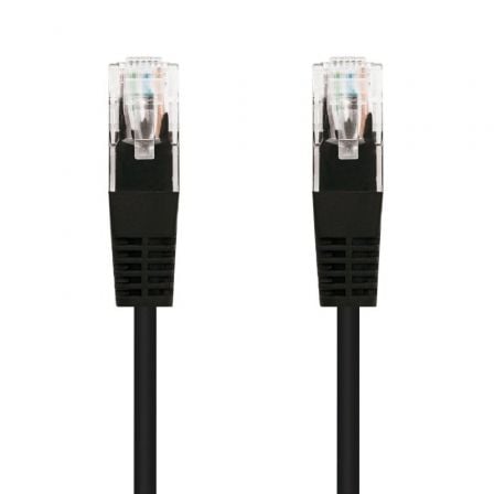 Cable de Red RJ45 UTP Nanocable 10.20.0105-BK Cat.5e/ 5m/ Negro | TecnoSoft art nan cab20102020200105 bk 1