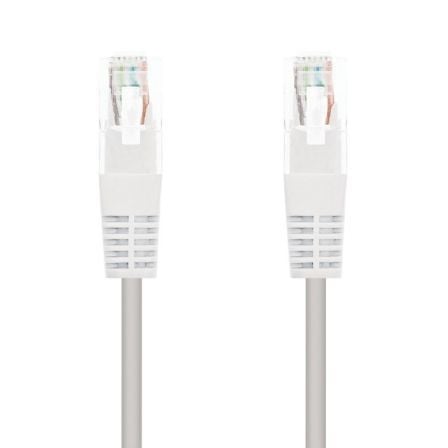 Cable de Red RJ45 UTP Nanocable 10.20.0401-W Cat.6/ 1m/ Blanco | TecnoSoft art nan cab20102020200401 w 1