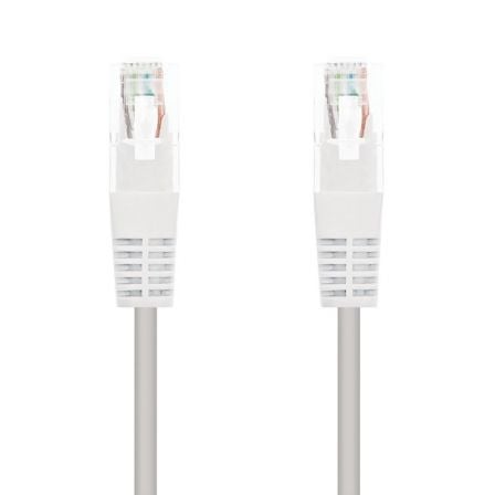 Cable de Red RJ45 UTP Nanocable 10.20.0403-W Cat.6/ 3m/ Blanco | TecnoSoft art nan cab20102020200403 w 1