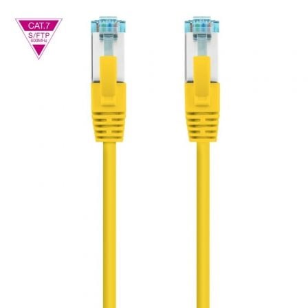 Cable de Red RJ45 SFTP Nanocable 10.20.1700-L25-Y Cat.7/ LSZH/ 25cm/ Amarillo | TecnoSoft art nan cab20102020201700 l25 y 1