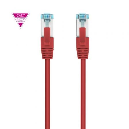 Cable de Red RJ45 SFTP Nanocable 10.20.1702-R Cat.7/ 2m/ Rojo | TecnoSoft art nan cab20102020201702 r 1