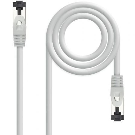 Cable de Red RJ45 SSTP Nanocable 10.20.2002 Cat.8.1/ 2m/ Gris | TecnoSoft art nan cab20102020202002 1