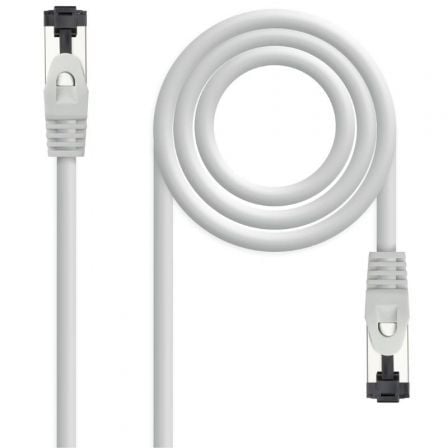 Cable de Red RJ45 SSTP Nanocable 10.20.2003 Cat.8.1/ 3m/ Gris | TecnoSoft art nan cab20102020202003 1