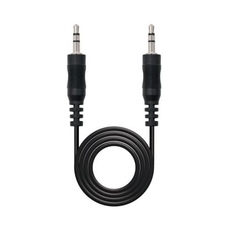 Cable Estéreo Nanocable 10.24.0103/ Jack 3.5 Macho – Jack 3.5 Macho/ 3m/ Negro | TecnoSoft art nan cab20102024200103 1