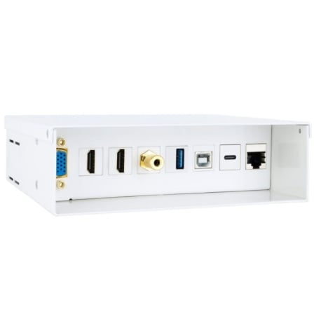 Caja de Conexiones Nanocable 10.35.0004/ VGA – 2x HDMI – Jack 3.5 – USB 3.0 – USB Tipo-C – USB 2.0 – RJ45 | TecnoSoft art nan caja20102035200004 1