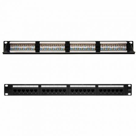 Patch Panel Nanocable 10.21.3124/ 24 Puertos/ Cat.6/ Altura 1U | TecnoSoft art nan patch20102021203124 1