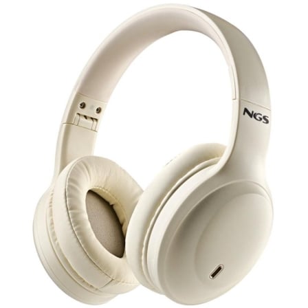 Auriculares Inalámbricos NGS Artica Glacier/ con Micrófono/ Bluetooth/ Beiges | TecnoSoft art ngs aur20artica20glacier20bg 1