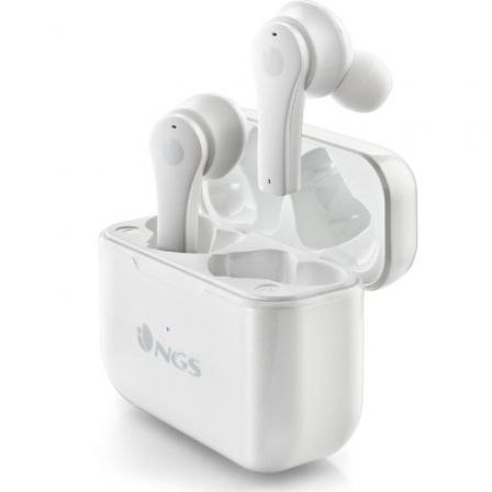 Auriculares Bluetooth NGS Ártica Bloom con estuche de carga/ Autonomía 6h/ Blancos | TecnoSoft art ngs aur20articabloomwhite 1
