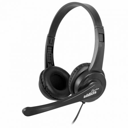Auriculares NGS VOX505 USB/ con Micrófono/ USB/ Negros | TecnoSoft art ngs aur20vox505usb 1