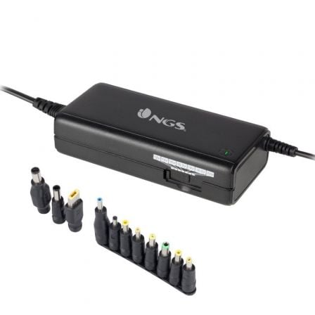 Cargador de Portátil NGS BAN/ 90W/ Manual/ 11 Conectores/ Voltaje 12-20V | TecnoSoft art ngs car20ban 1