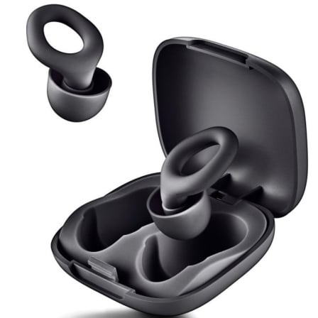 Tapones de oído NGS Noon/ S-M-L/ Negros | TecnoSoft art ngs tapon20noon20bk 1
