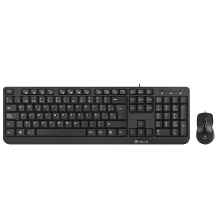 Teclado y Ratón NGS Cocoa KIT/ Portugués | TecnoSoft art ngs tec20set20cocoakit20pt 1